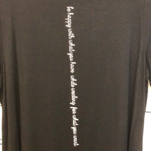 Be happy for what you have‎ while working graphic